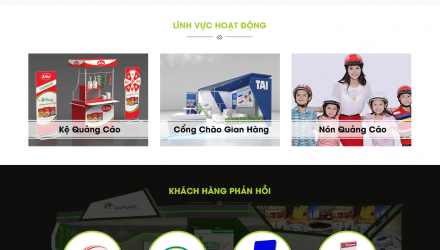 Mẫu website Quảng Cáo 04