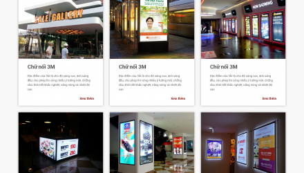 Mẫu website Quảng Cáo 08