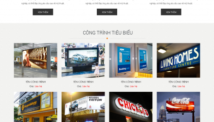 Mẫu website Quảng Cáo 10