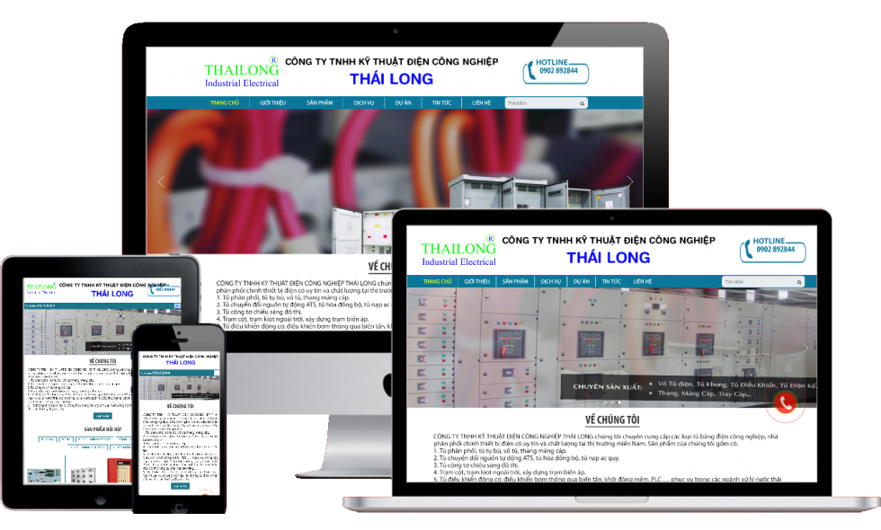 WEBSITE CÔNG TY TNHH KT ĐIỆN CÔNG NGHIỆP THÁI LONG