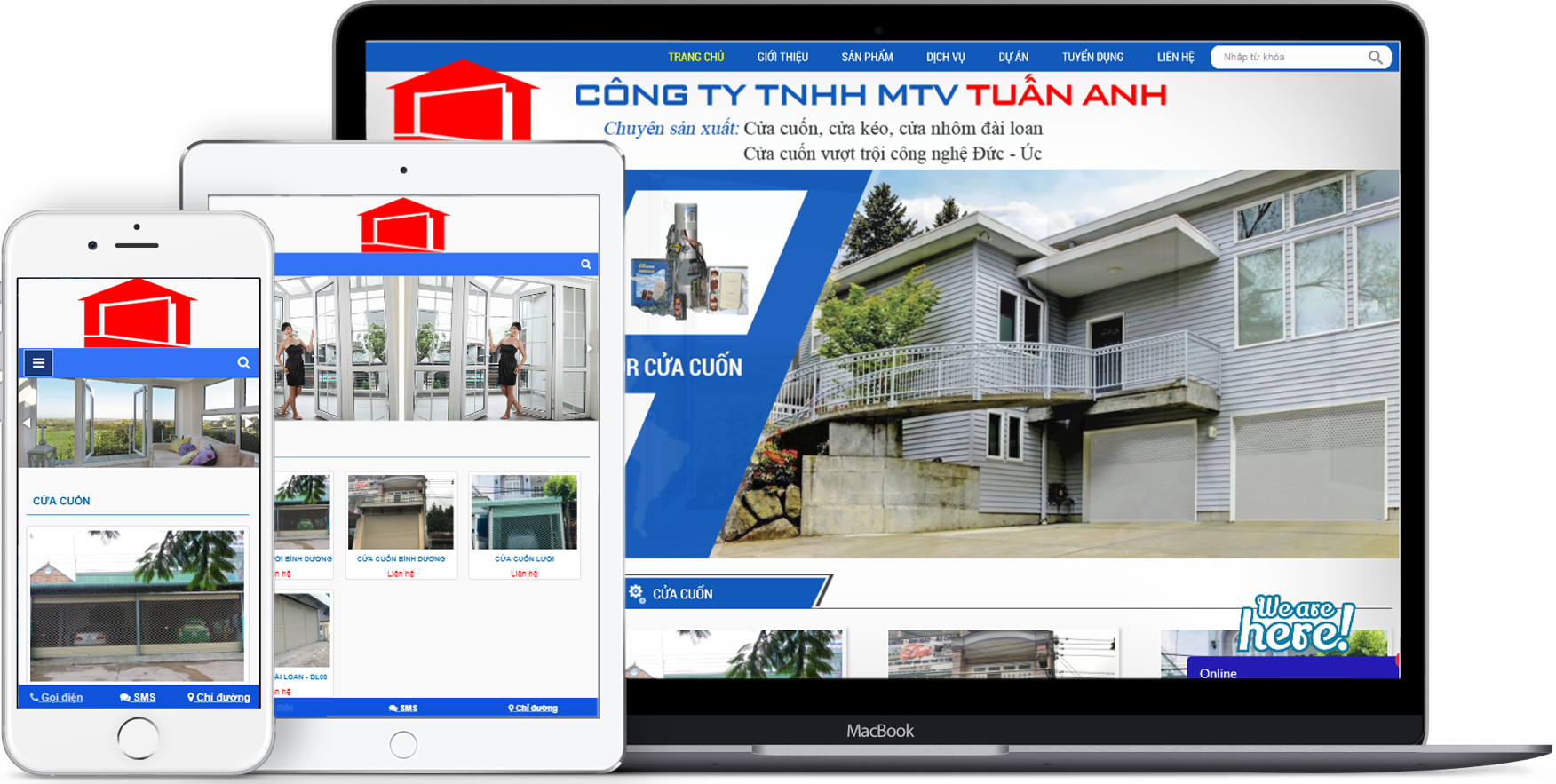 WEBSITE CÔNG TY TNHH MTV CỬA CUỐN TUẤN ANH