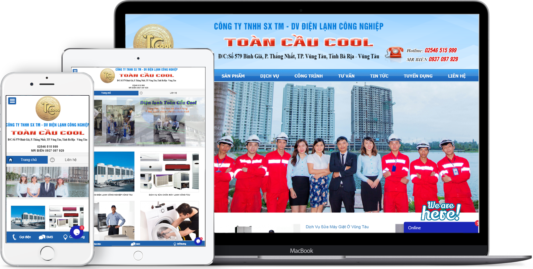 WEBSITE CÔNG TY TNHH TOÀN CẦU COOL