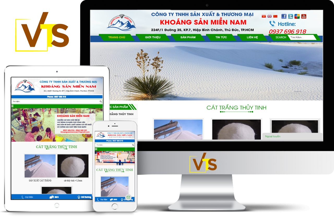 WEBSITE CÔNG TY KHOÁNG SẢN MIỀN NAM