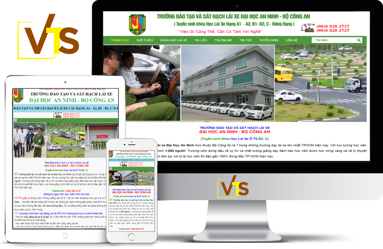 Website Học Lái Xe, Trường Đại Học An Ninh